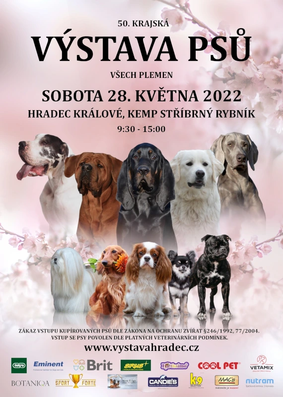 Krajská výstava psů 28.5.2022